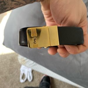 Saint Laurent versible women’s belt